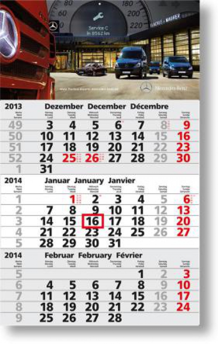 3 Monatswandkalender Primus