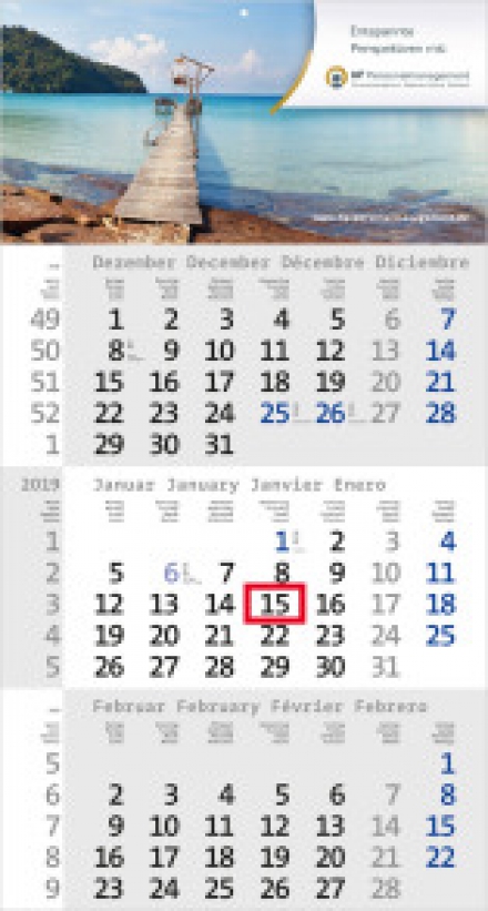 3 Monatswandkalender Rational