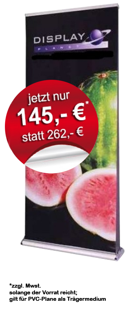 Angebot: Rollup Supreme 100 x 100-225 cm (zweiseitig)