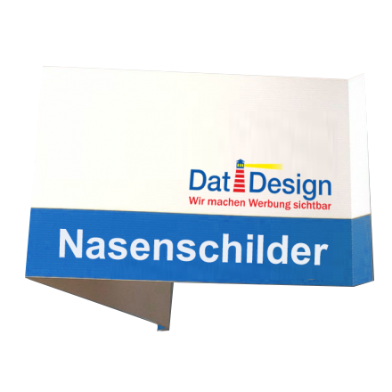 Nasenschild 540 x 400 mm